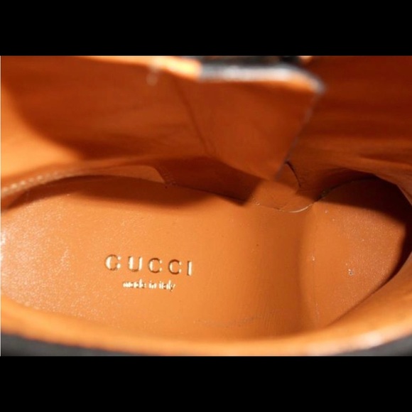 Gucci Suede Black Ankle boots Sz 39 - Picture 6 of 8